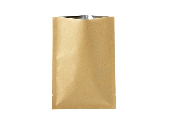 BROWN KRAFT PAPER FLAT POUCH WHOLESALE
